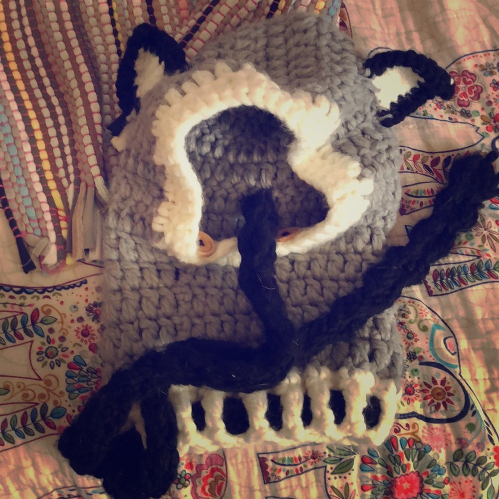 Knitted animal hat!
